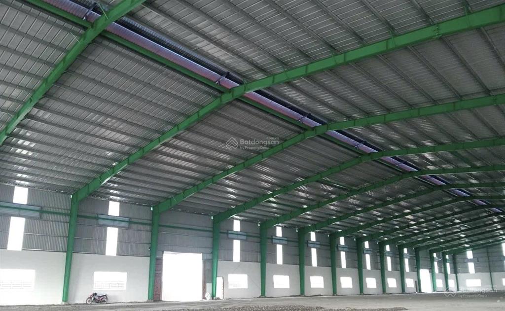 Nhà xưởng cho thuê gần hoàn thiện mới 100%, kế kcn đức hòa, kcn hạnh phúc, kcn hải sơn