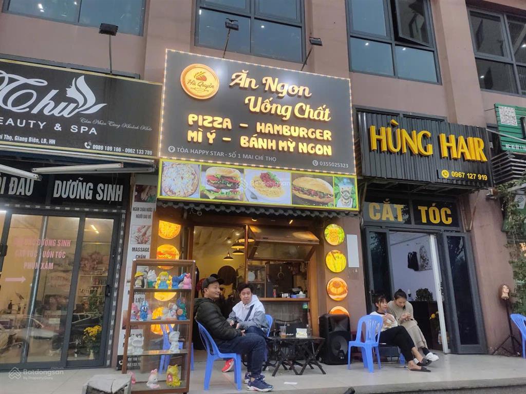 Hiếm! kinh doanh đỉnh, ở, sổ lâu dài. bán shophouse chân đế chung cư happy star 50m2. giá hơn 3 tỷ