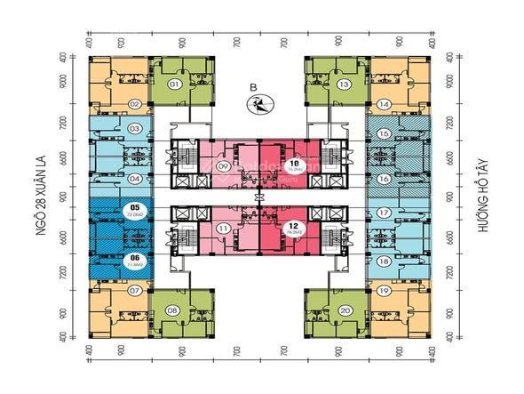 Căn góc 3 ngủ  chung cư ct36 xuân la  full nội thất gỗ tự nhiên, view hồ tây, có chỗ để ô tô