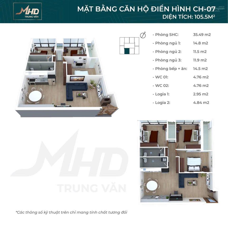 Bán gấp căn 105.5m2 3pn2wc giá chỉ 9,19 tỷ,  0922 649 ***