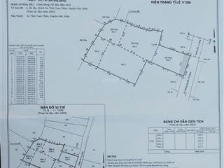 1.605 m² trong đó có 500m² đất ở, đã xin thêm 500m² đất ở (đã có bản vẽ nội nghiệp