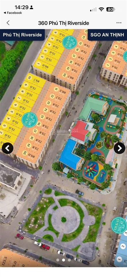 Bán biệt thự liền kề, 73.8m2, 11,5 tỷ tại liền kề, phú thị riverside, gia lâm, hà nội