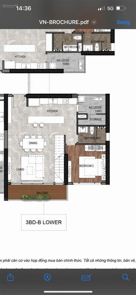 The infinity (hàng hiếm) 146m2 3pn 3wc nhà thô (căn duplex giá rẻ ở dự án)