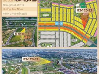 Hot! duy nhất khu đầm sen hoà xuân siêu đẹp & rẻ lô góc bờ quan 3 b212032 giá gốc cđt