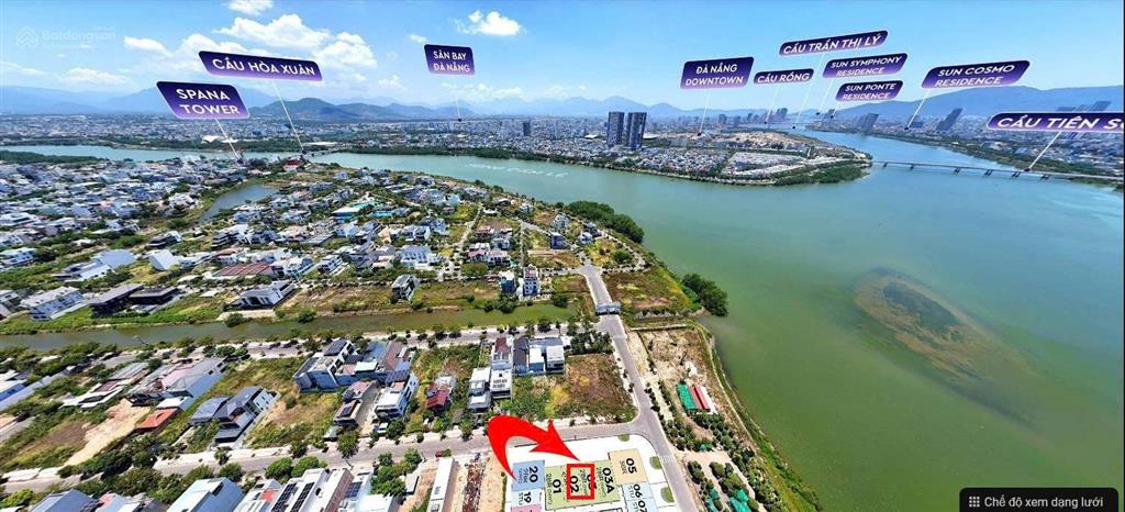 Căn hộ hiếm | dtsd 59m2 (2pn+1vs) view sông trực diện xem pháo hoa của đà nẵng giá tt 95% chỉ 2.9t