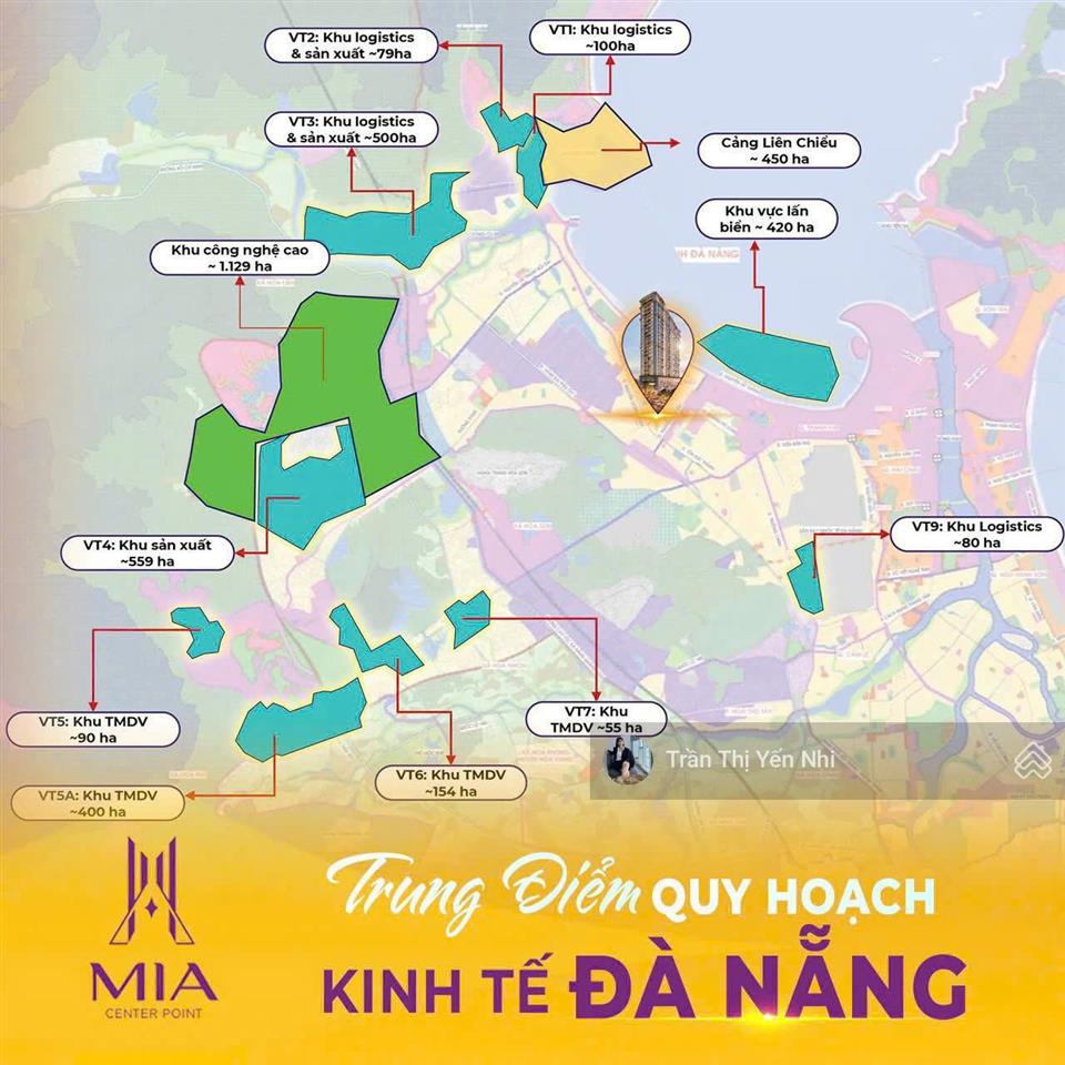 Chỉ với 580tr sở hữu ngay căn 2 pn 2 ban công  căn hộ cao cấp mia center point  gần trung tâm đn