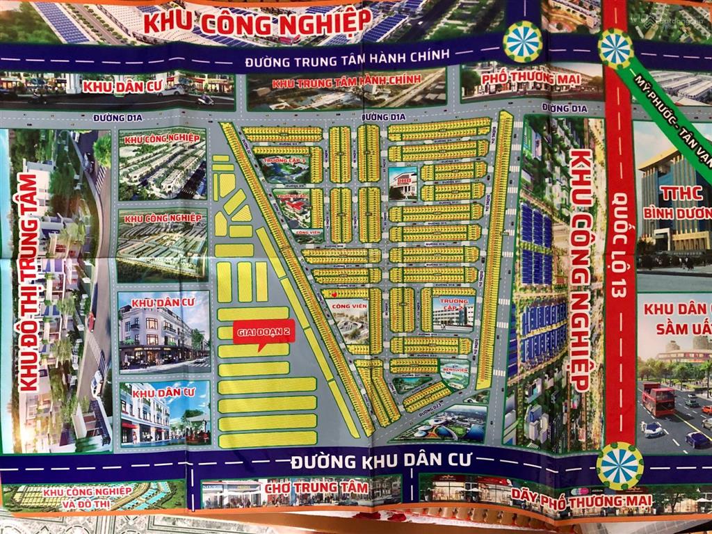 Bán gấp đất dự án siêu đẹp ngay tại trung tâm hành chính bàu bàng, giá tốt còn thương lượng
