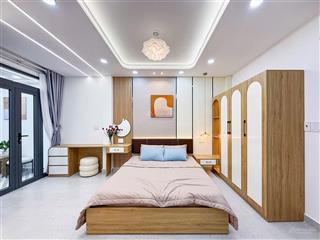 Giáp nguyễn văn đậu, bình thạnh  hẻm trước nhà 8m gần mặt tiền  gần 40m2  4 tầng 3 phòng master