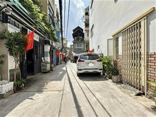 Giáp phan đăng lưu  p.6, bình thạnh  hẻm ô tô 7 chỗ  gần 70m2 (4 x 17)  nhà mới đẹp