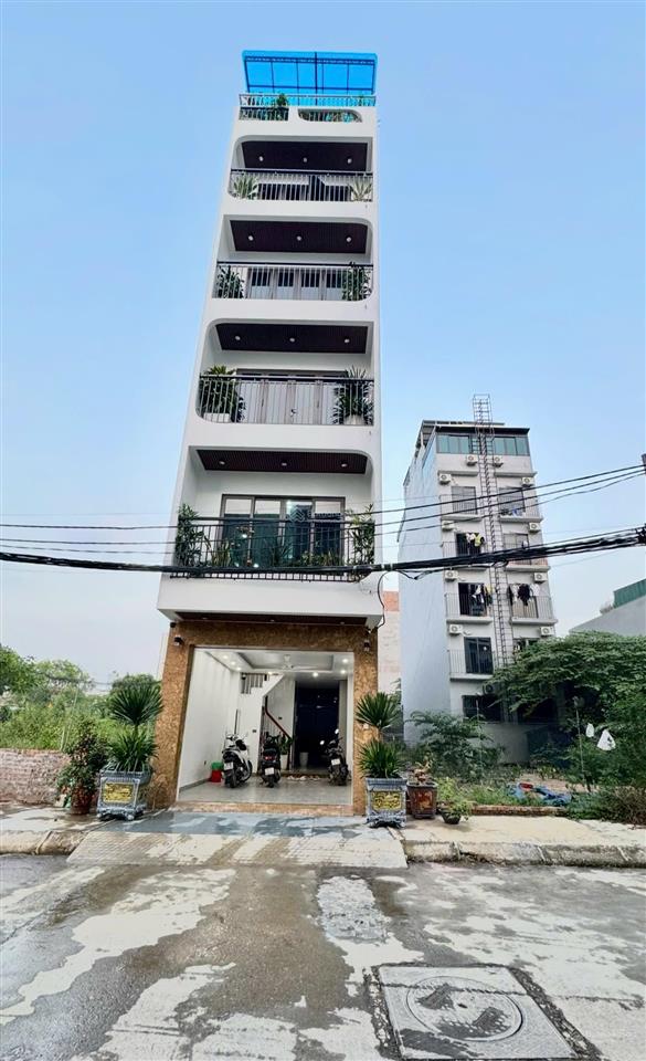 Bán nhà tại lai xá, kim chung, hoài đức, 61m², 5 tầng + tum, full nội thất, giá 13 tỷ