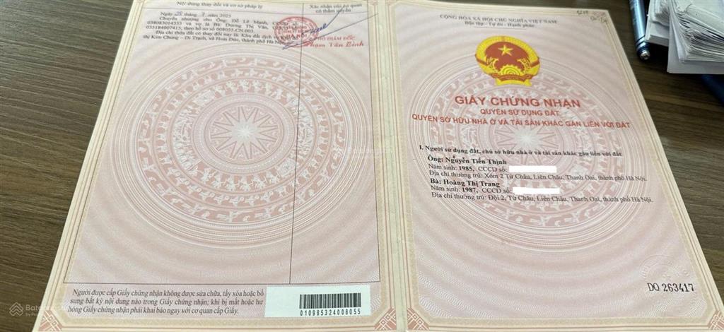 Chính chủ bán lô góc đất dịch vụ thăng long 9 lai xá (hinode)