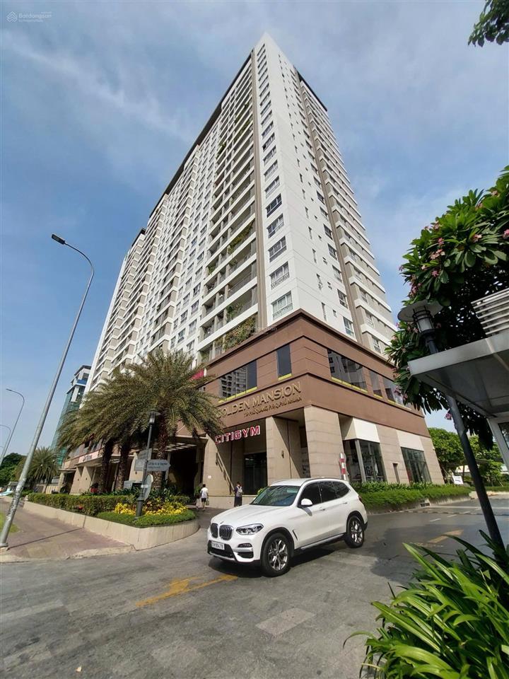 Bán căn 2pn.1wc tầng cao view thoáng, nội thất cơ bản golden mansion