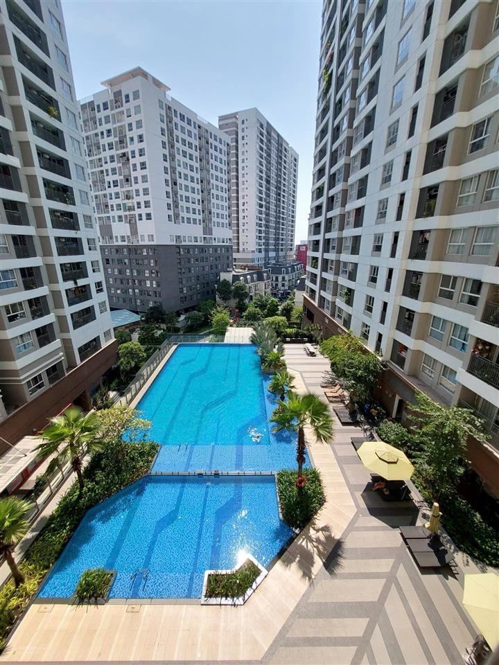 Bán căn 2pn.1wc tầng cao view thoáng, nội thất cơ bản golden mansion