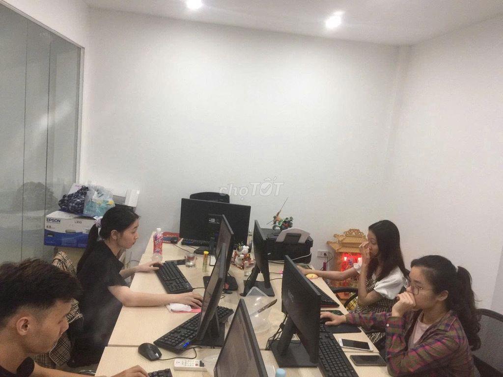 Cho thuê sàn văn phòng 60 m2/T có 2 phòng làm việc giá rẻ tại Mỗ Lao