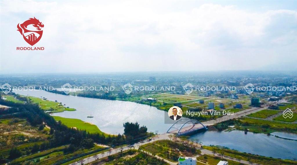 Bán 665m2 đất biệt thự fpt khu vip r1, view sông cổ cò, 3 mặt tiền  bđs rồng đỏ chuyên fpt