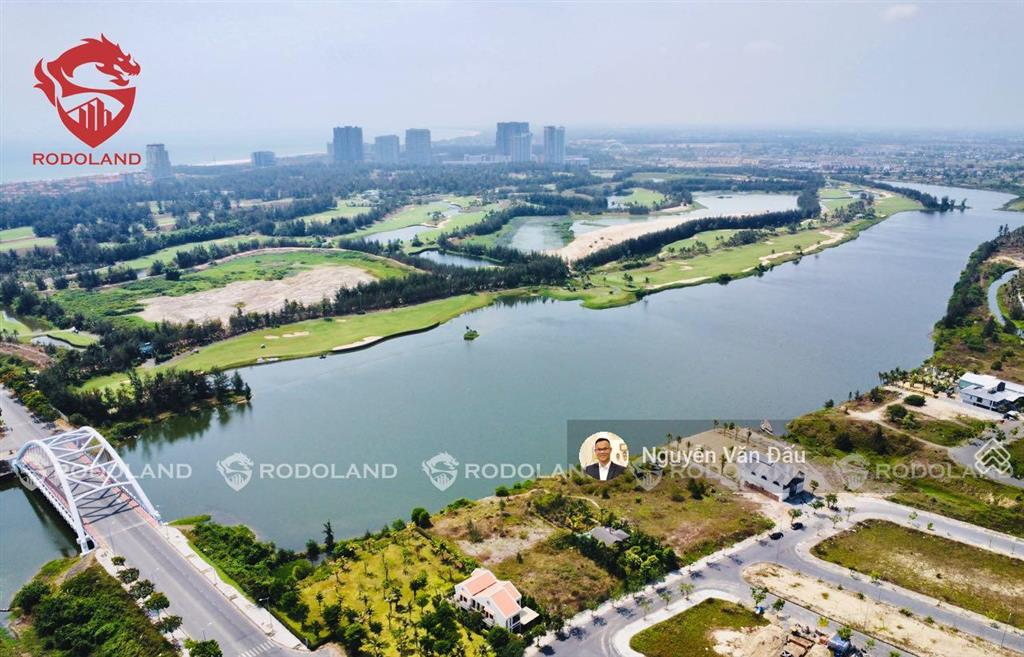 Đất biệt thự fpt 700m2 3 mặt thoáng, view sông cổ cò, nhìn sang sân golf brg. vị trí đắc địa