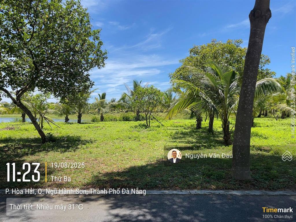 Đất biệt thự fpt 700m2 3 mặt thoáng, view sông cổ cò, nhìn sang sân golf brg. vị trí đắc địa