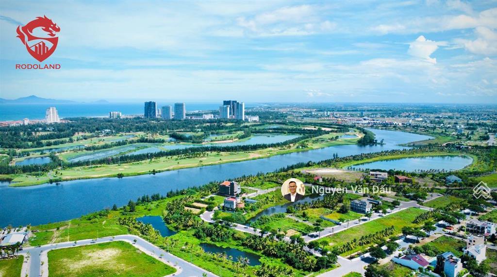 Đất biệt thự fpt 700m2 3 mặt thoáng, view sông cổ cò, nhìn sang sân golf brg. vị trí đắc địa