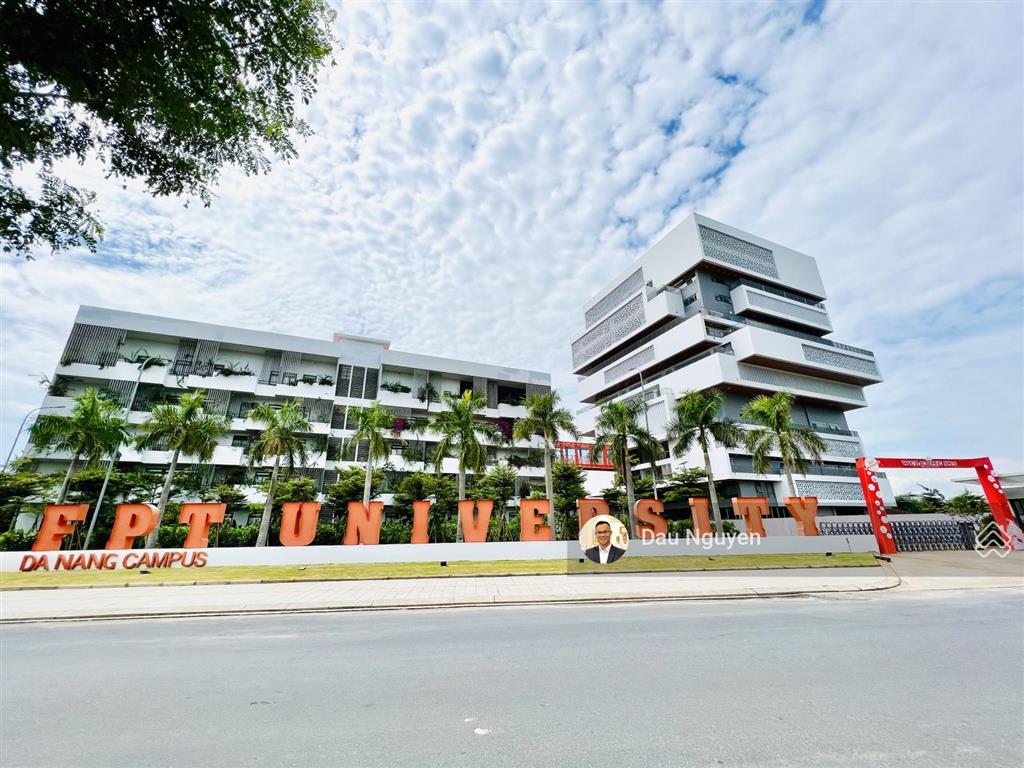 Bán đất fpt 2 mặt tiền, ngay cổng sau đại học fpt, thuận lợi xây căn hộ  bđs rồng đỏ chuyên fpt