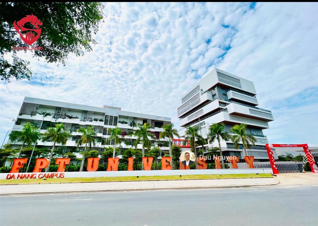 Bán đất fpt, trục 2 làn đường 26m, gần đại học fpt  bđs rồng đỏ chuyên fpt