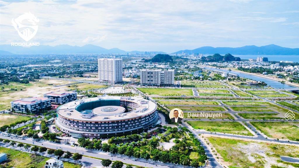 Bán đất fpt, trục 2 làn đường 26m, gần đại học fpt  bđs rồng đỏ chuyên fpt
