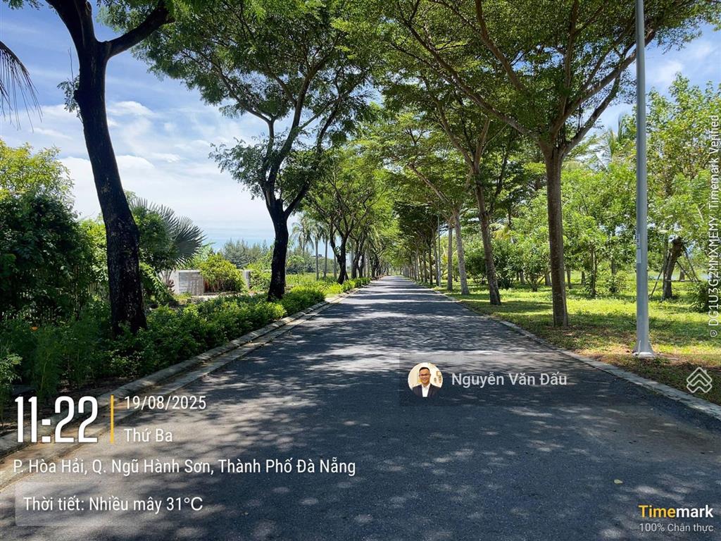 Đất biệt thự fpt 688.4m2 3 mặt thoáng, view sông cổ cò, nhìn sang sân golf brg. vị trí đắc địa