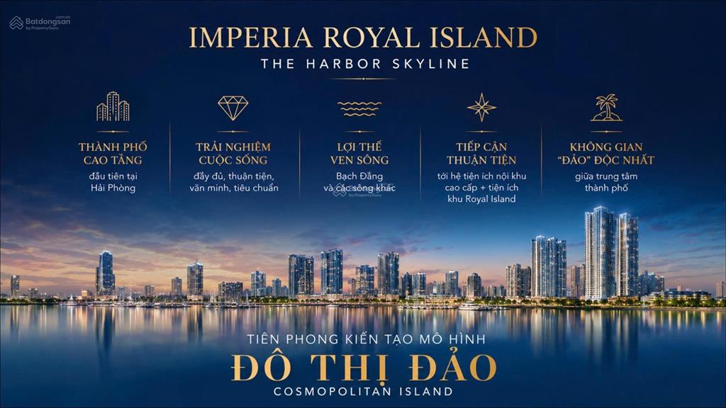 Imperia royal island the harbor skyline thành phố cao tầng đầu tiên tại hải phòng