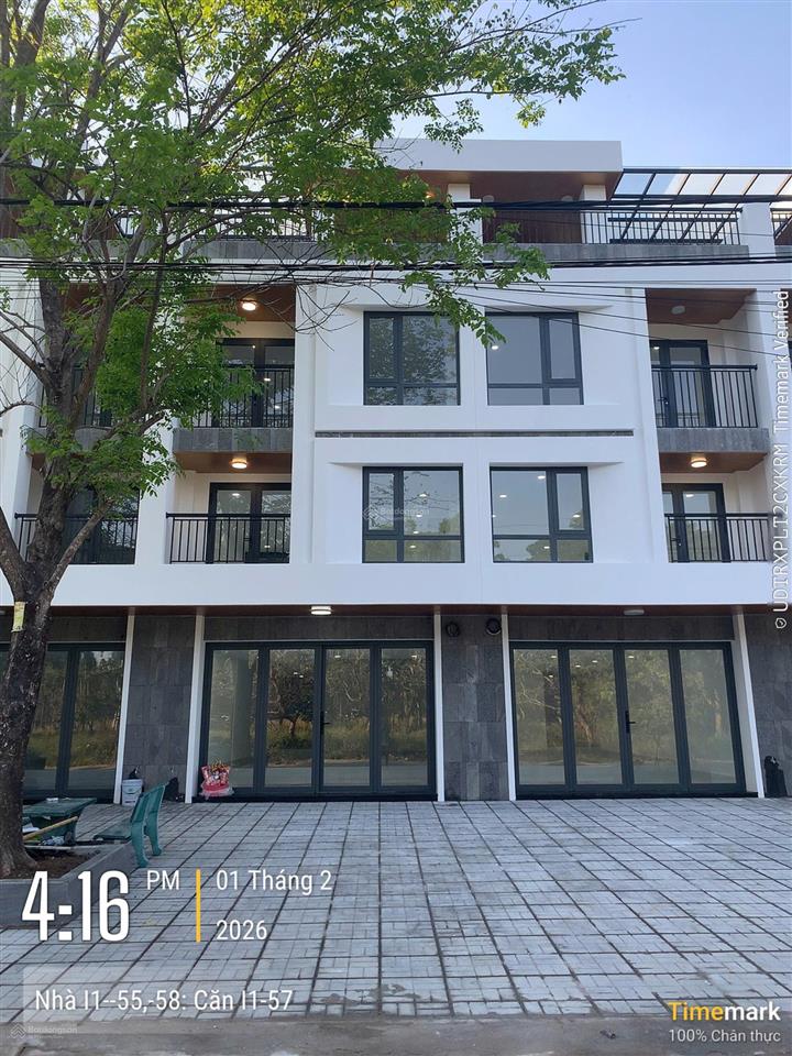 Nhà mới 125m2, 4 tầng, dòng tiên thuê 15tr/tháng  đường 20m  ngay công viên, chỉ 1.968 tỷ