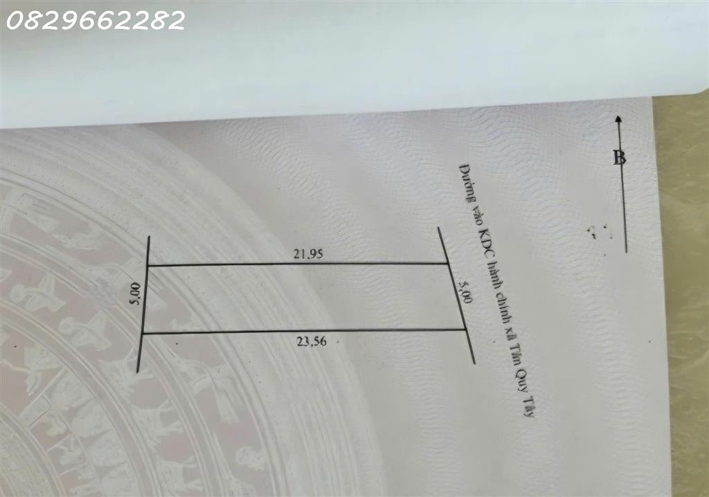 Bán Đất Ở Sổ Hồng 216m2 Nguyễn Chí Thanh, Tân Quy Tây, TP Sa Đéc. Hướng Đông, giá 3.4 tỷ.