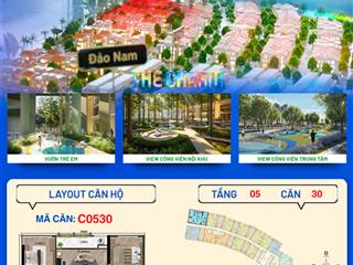 Cần chuyển nhượng căn ch 0530 toà the charm view hoa hậu, toà biểu tượng cụm đảo nam nha trang