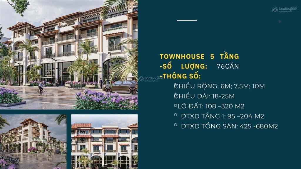 Nổi bật shophouse 5t, dt 108m2, giá cđt 26,05 tỷ (ttn), thích hợp kd, cho thuê  0932 509 *** na