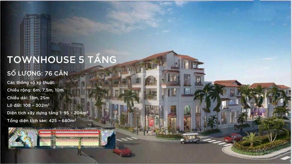 Nổi bật shophouse 5t, dt 108m2, giá cđt 26,05 tỷ (ttn), thích hợp kd, cho thuê  0932 509 *** na