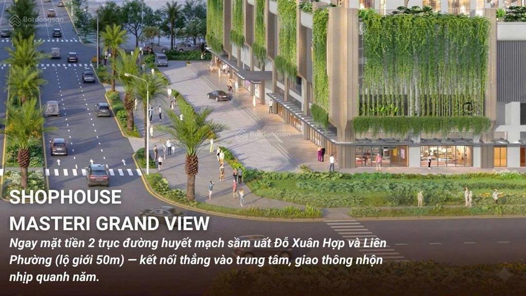 Mở bán shophouse khối đế 2 tầng mặt tiền đường liên phường khu the global city 300m2  0932 674 ***