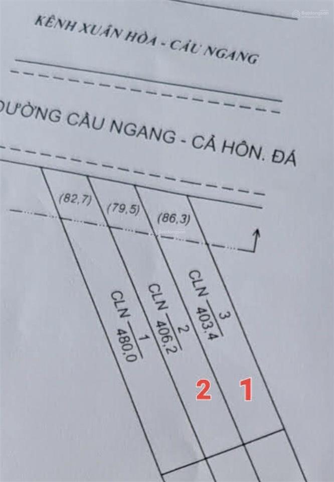 Bán đất giá tốt view đẹp 460m2 tại bình ninh, chợ gạo, tiền giang, 380 triệu