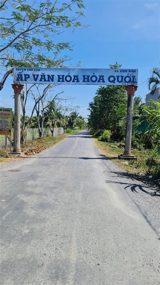 Bán đất giá tốt view đẹp 460m2 tại bình ninh, chợ gạo, tiền giang, 380 triệu