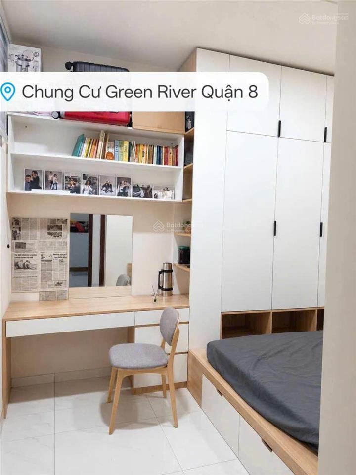 Bán ch green river dt65m2 2pn 2wc giá 2tỷ950 như hình view sông tại quận 8. gần quận 5,10,7,6,3.