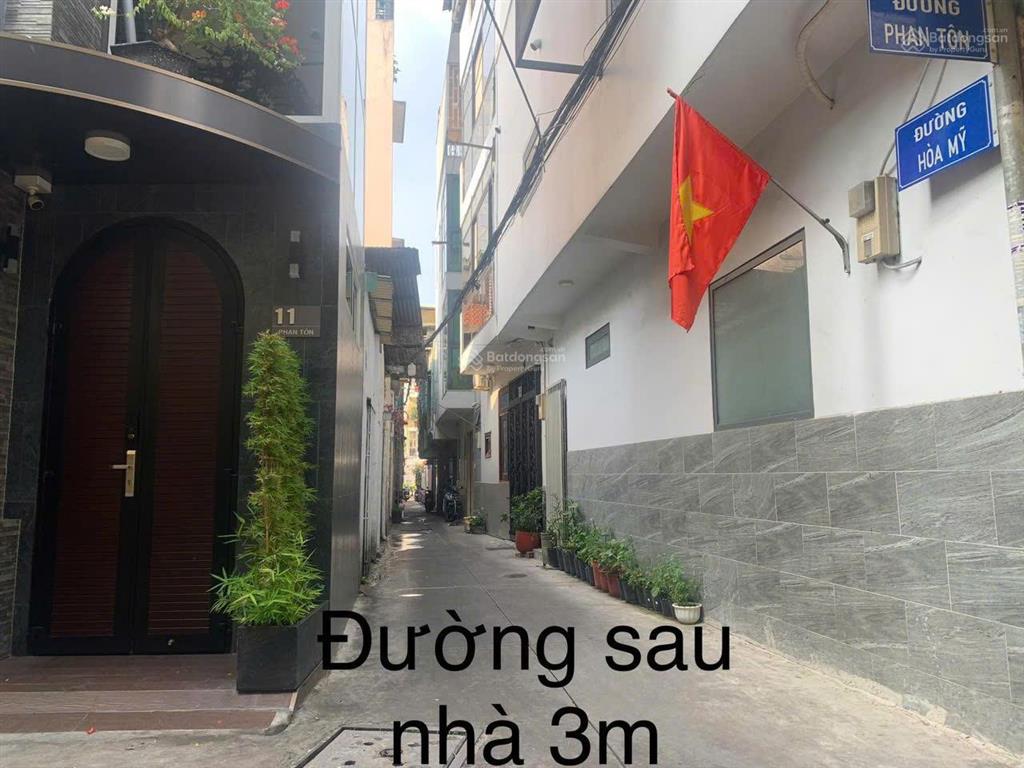 Bán nhà 2 mặt tiền phan tôn quận 1