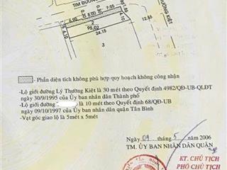 Bán nhà căn góc 3 mặt tiền lý thường kiệt