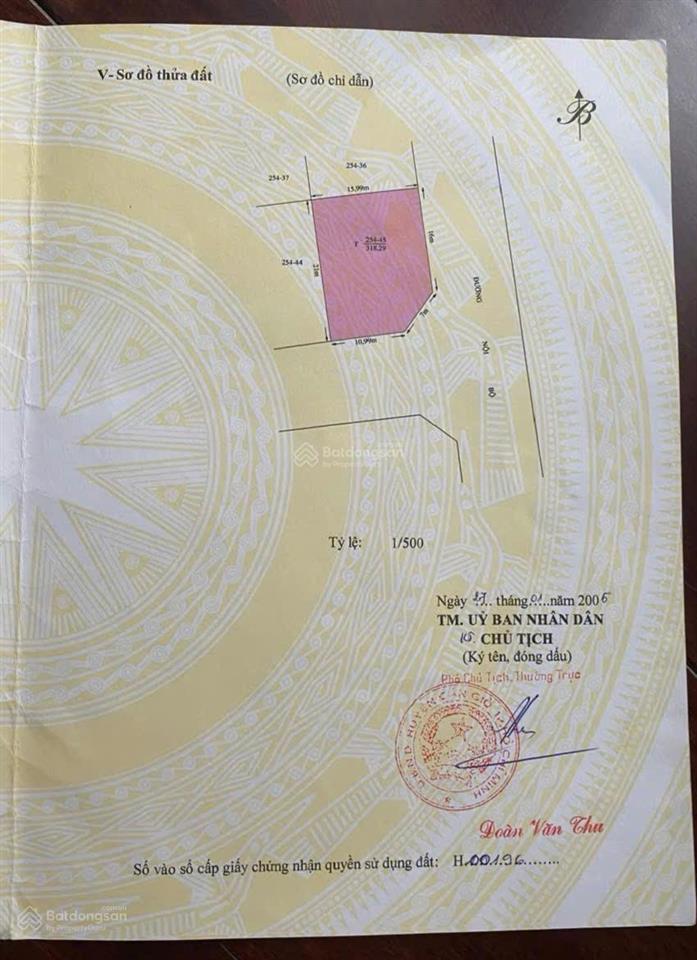 Bán đất thạnh thới, 45 triệu / m2, 318 m2, pháp lý đầy đủ khu dc phúc hưng