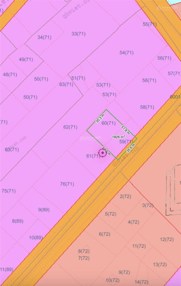Bán đất 1719m2 tại lý nhơn, cần giờ, giá ưu đãi chỉ với 9,9 triệu / m2