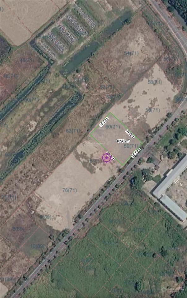 Bán đất 1719m2 tại lý nhơn, cần giờ, giá ưu đãi chỉ với 9,9 triệu / m2