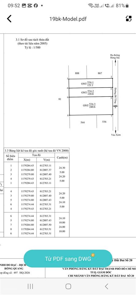 Bán đất đẹp 121m2, 1,7 tỷ tại trần quang đạo, bình khánh, cần giờ, hcm