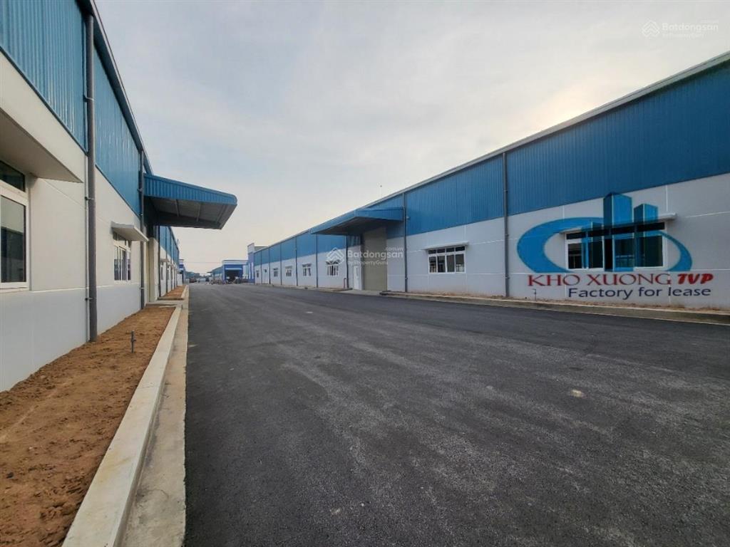 Cho thuê 2200m2 xưởng mới trong kcn bến cát, sản xuất đa ngành nghề
