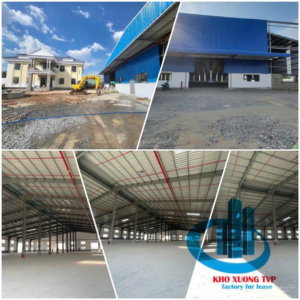 Cho thuê 7000m2 xưởng mới kcn long thành đồng nai, sản xuất đa ngành nghề