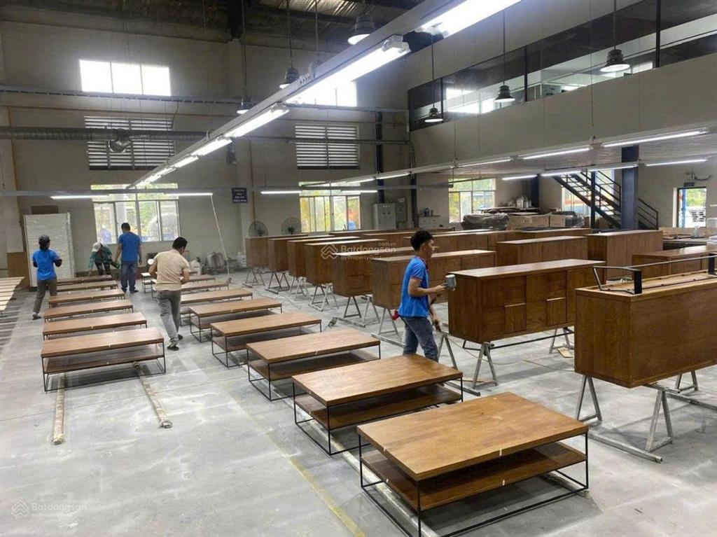 Cho thuê 2647m2 xưởng trong kcn bến cát, pccc tự động, giấy tờ đầy đủ, sx đa ngành nghề