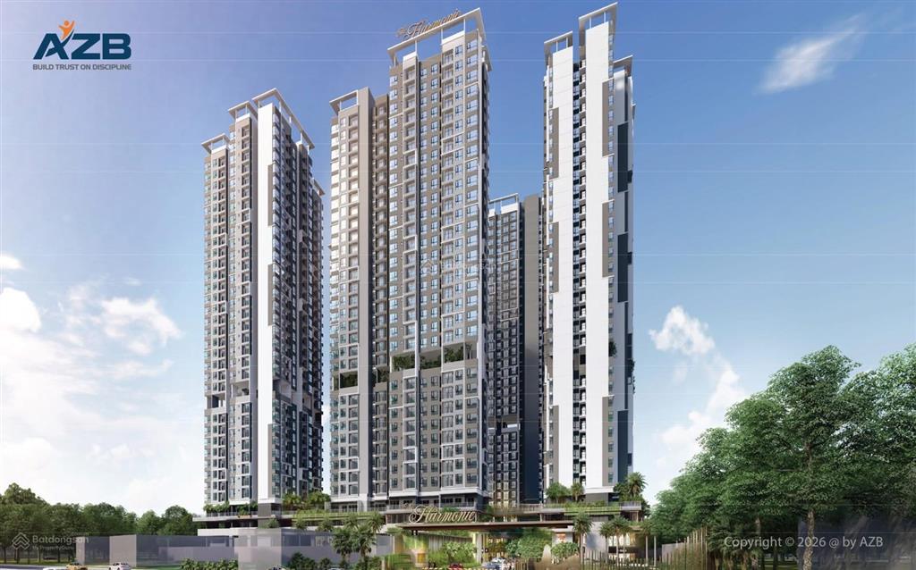 Harmonie 2pn tầng trung, chỉ 47tr/m2, giá tốt trong giỏ hàng trực tiếp chủ đầu tư