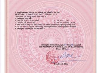 Giảm hơn 1 tỷ chỉ 4đ baby  nhà 3 tầng khu him lam chợ lớn, gần công viên bình phú q6