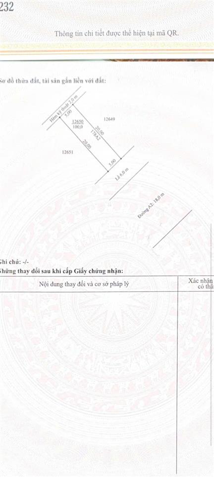 Cho thuê đất đường bùi quang trinh (a2), khu dân cư 586