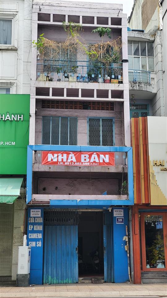 Bán nhà mặt phố 589 điện biên phủ, giá tốt (có thương lượng), chính chủ, 48m2, 3pn, 3wc