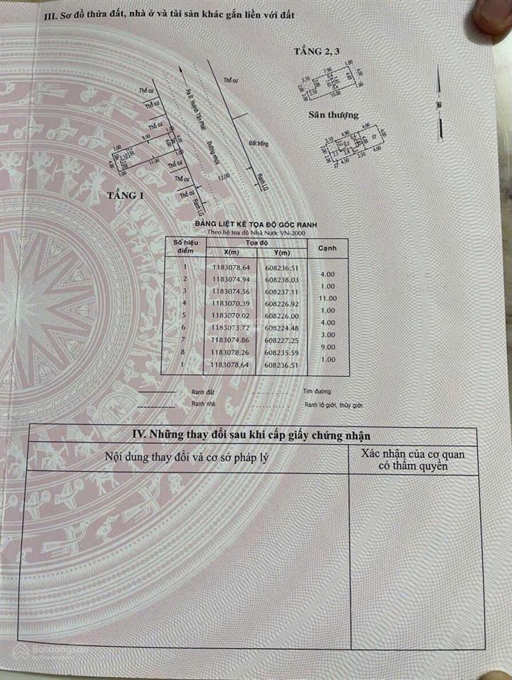 Nhà phố đường huỳnh thị đồng, 1 trệt, 3 lầu, 6 phòng ngủ, 1 phòng khách, 3 toillet